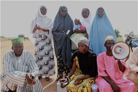 Vaccinators during a SIA, Nigeria WHO/T. Moran