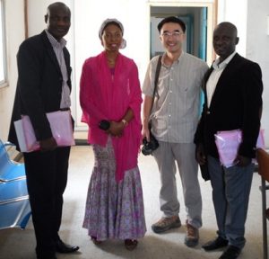 Dr Famiyesin (WHO-Ogun) / Dr Emefiene Onyinye (WHO-Enugu) / Dr. Adam Jaehyeok Lee / Mr Yashe Usman (FMoH) WHO/Nigeria