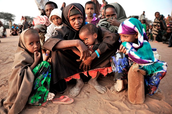 Newly arrived refugees at the Dadaab refugee camp, northern Kenya. Riccardo Gangale/UNICEF