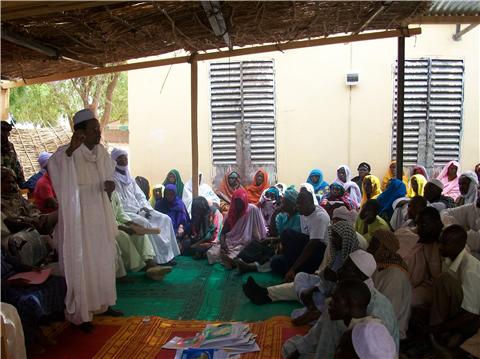 Heads of cantons and villages in Am Dam UNICEF/Chad/2011