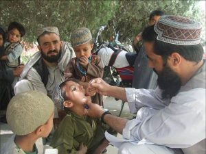 Many children are missing out on polio immunization due to ongoing military operations WHO/Afghanistan