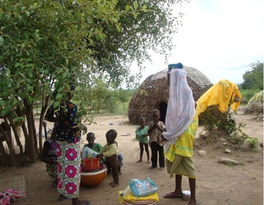 Nomadic Fulanis settlement