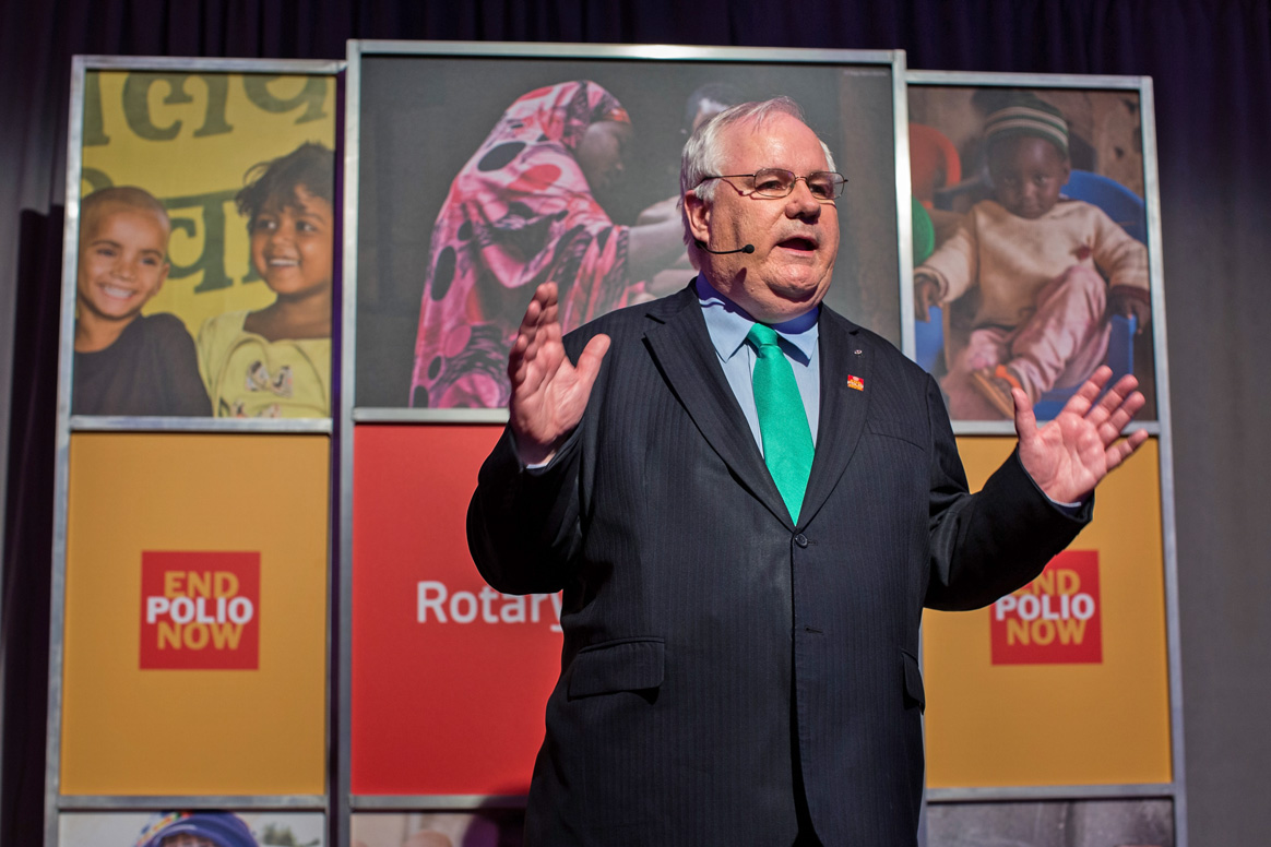 International PolioPlus Committee Chair Mike McGovern. ©Rotary International