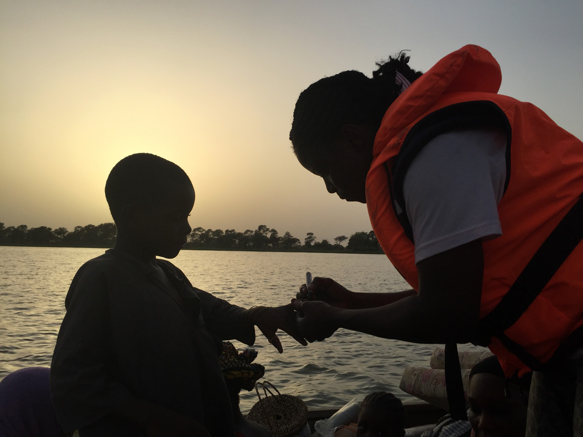 The polio programme is meticulous in making sure we reach every child in every corner of the world. ©WHO/Chad