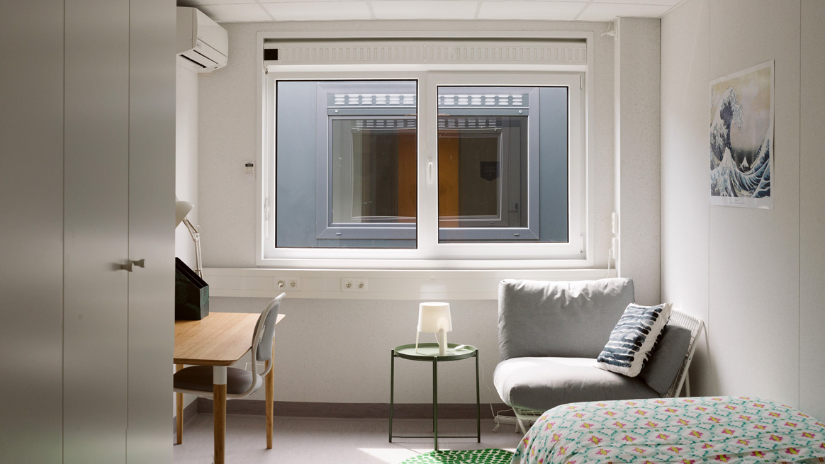 The interior of a study participant's room in Poliopolis. © University of Antwerp