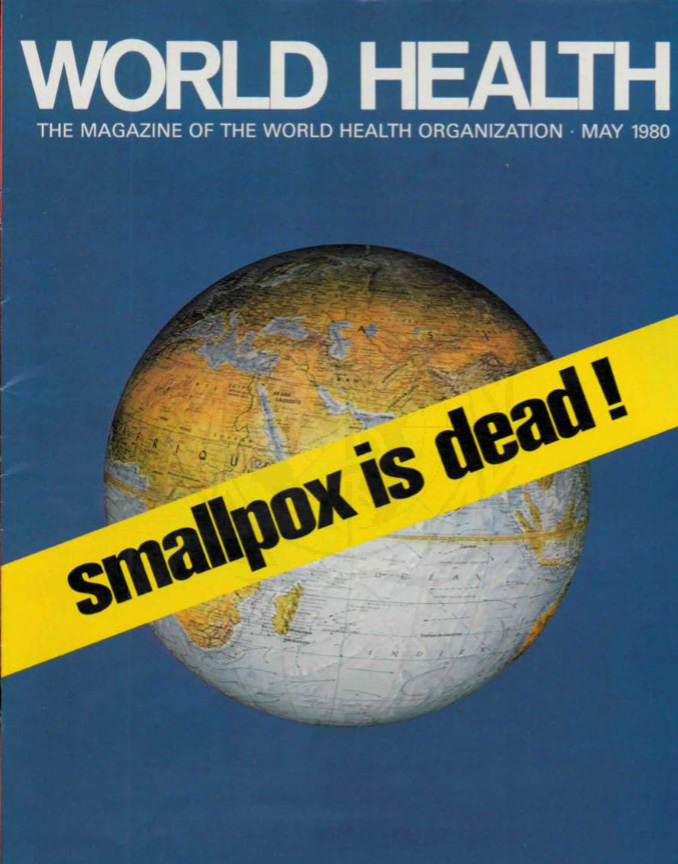 Cover of WHO’s World Health Magazine, May 1980. © WHO