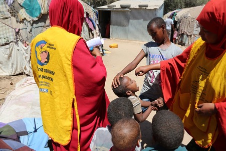 Polio immunization campaign in Hargeisa, Somaliland. ©WHO