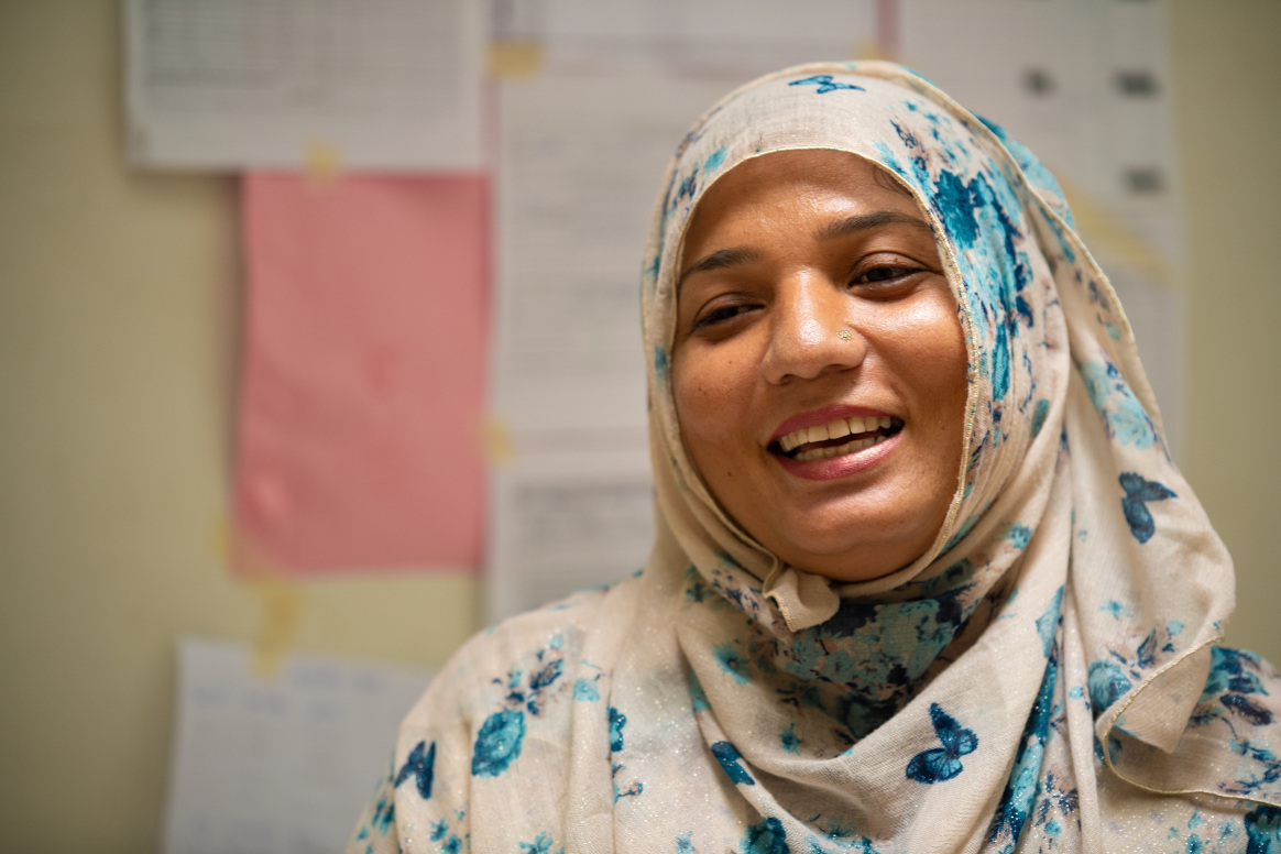 Polio worker Soni Farhan has been selected for a Presidential Pride of Performance award, which honours individuals who are extraordinary in their field of work. © Syed Mehdi Bukhari/WHO