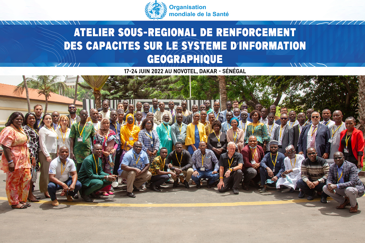 A group of participants from the AFRO Geographic Information System (GIS) and Information Visualization Capacity Building Training session, in Dakar, Senegal. © WHO